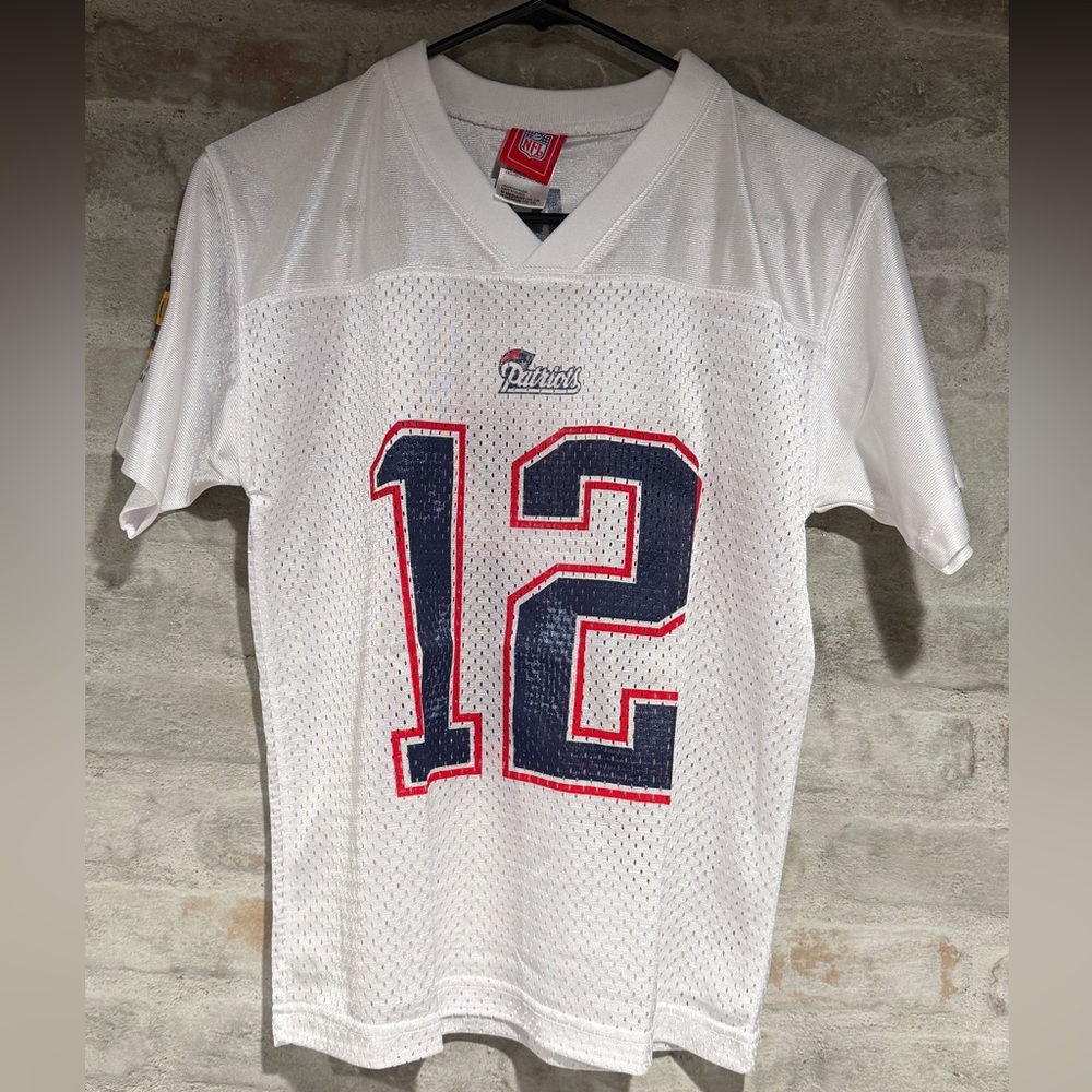 Patriot Brady Football Jersey Super Bowl 2004
